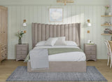 Easterly Furniture Wingback curvy panel bed Gaslift Ottoman Bed Frame Easterly Furniture Wingback curvy panel bed Gaslift Ottoman Bed Frame
