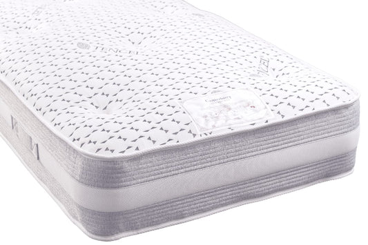 Tencel pocket sprung memory mattress 12 Inch, Heavier pocket Coils for Durable Support, Pocket Sprung for Motion Isolation, Medium Firm