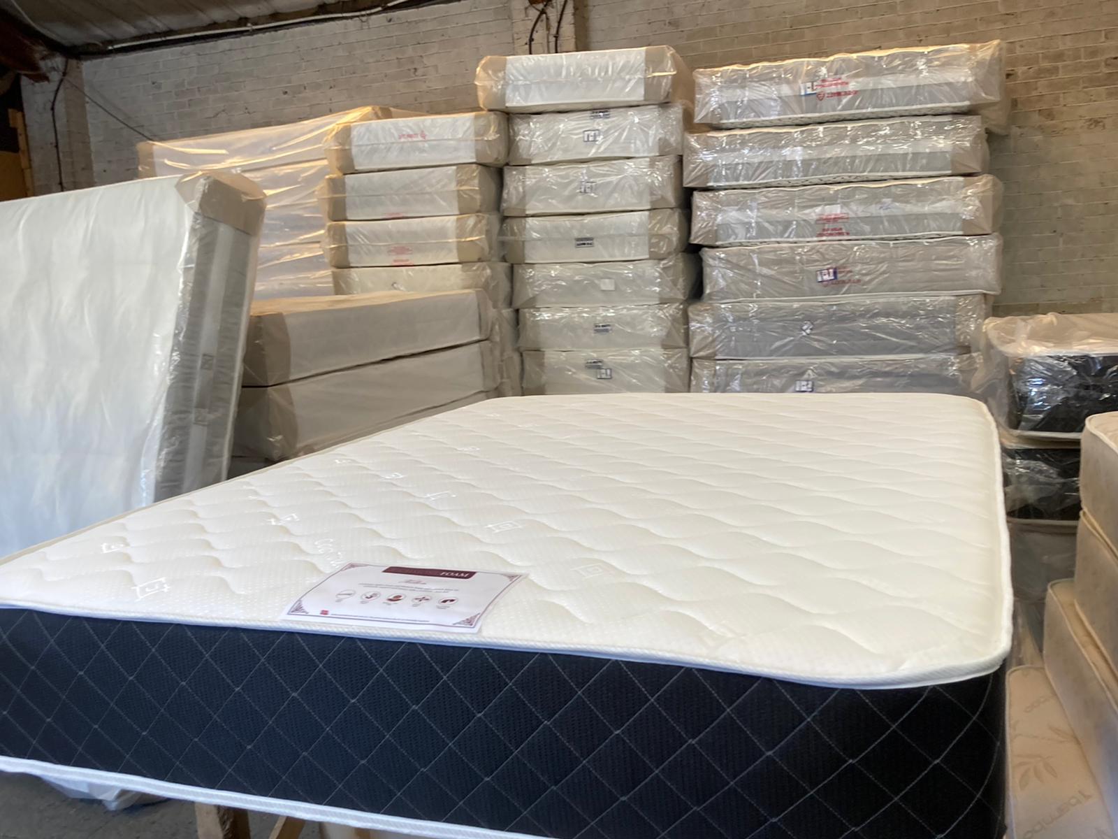 Memory Foam Mattress Black Border, 10 Inch Deep | Medium To Soft Firm