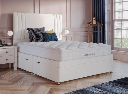 Easterly Furniture Panel bed with divan ottoman side lift shortage .