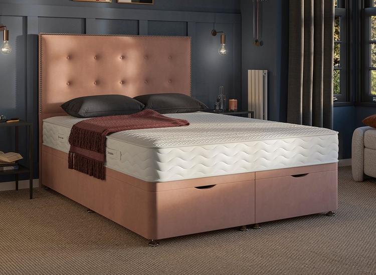 Easterly furniture Divan Bed Plus Matching Headboard With Drawers 3ft 4ft 4ft6 5ft 6ft