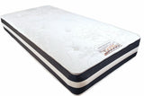 10.6 Inch Extra Firm Orthopedic Mattress, 12.5 Gage Open Coil Spring System, 2 Layers of Polypads, 2 Layers of Compressed Foam, Super Hard Supportive Mattress