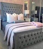 Easterly Furniture Arizona line down Bed 48'' Floor Standing Headboard