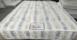 Special super firm mattress. 12.5 gage coil with butterflies on the side, compressed foam layer and polyester on the top.