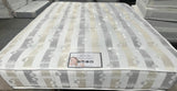 Special super firm mattress. 12.5 gage coil with butterflies on the side, compressed foam layer and polyester on the top.