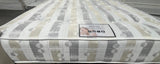 Special super firm mattress. 12.5 gage coil with butterflies on the side, compressed foam layer and polyester on the top.