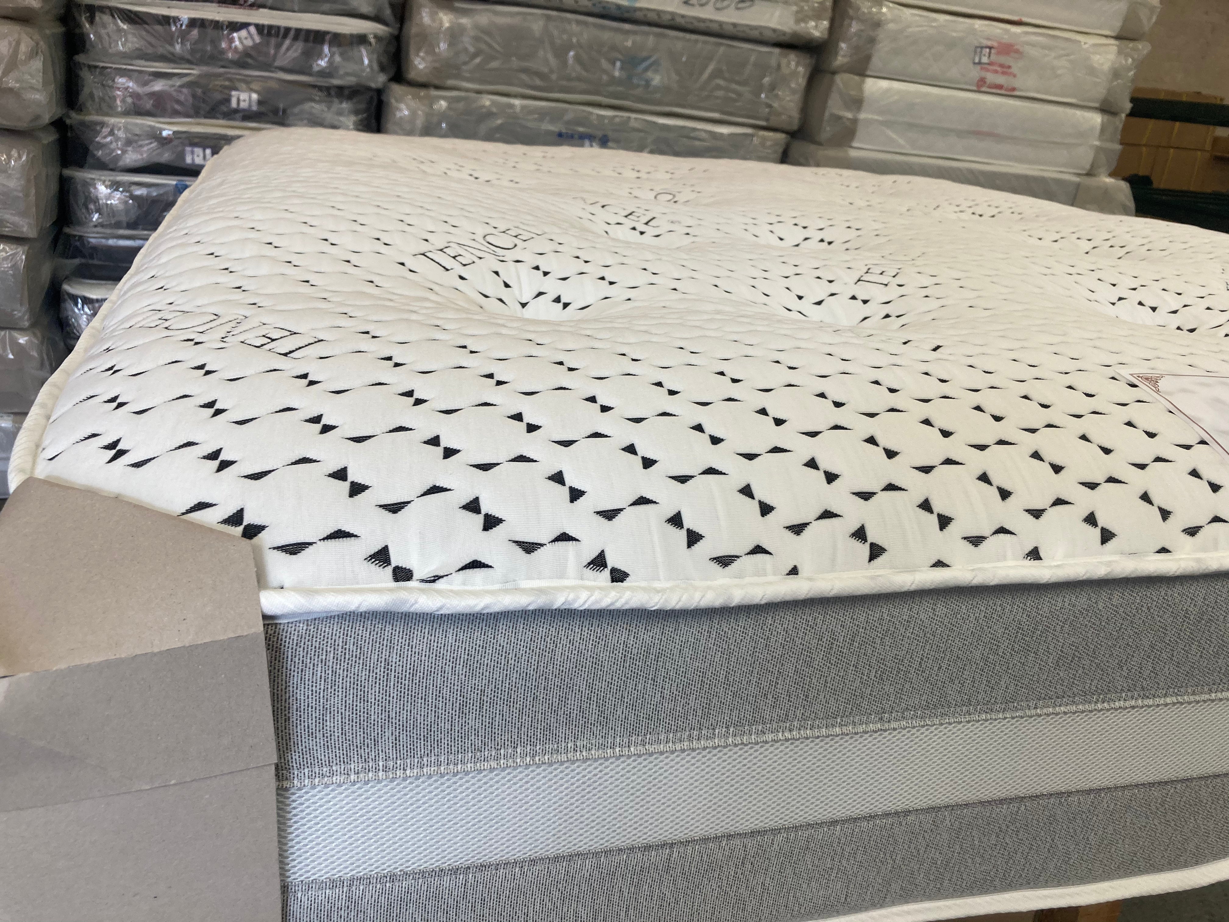 Tencel pocket sprung mattress 12 Inch, Heavier pocket Coils for Durable Support, Pocket Sprung for Motion Isolation, Medium Firm