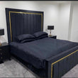 Easterly Furniture Arizona line down Bed 48'' Floor Standing Headboard