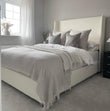 Easterly Furniture Winged Simple Bed Frame, Ottoman Storage Bed Frame