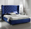 Oxford Bed Frame, Ottoman Storage Bed Frame , Plush Velvet Bed Frame