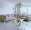 Easterly Cream Plush Sofa